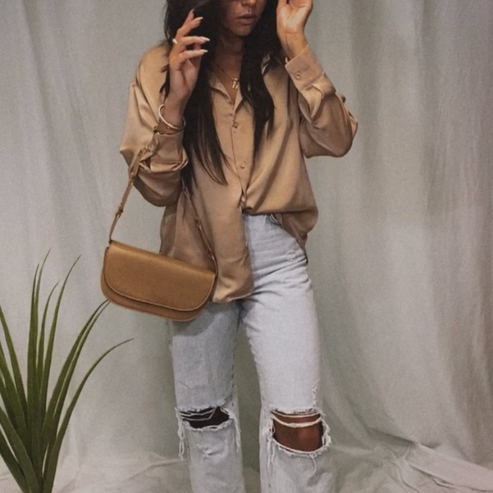 SILK LONGSLEEVE TOP